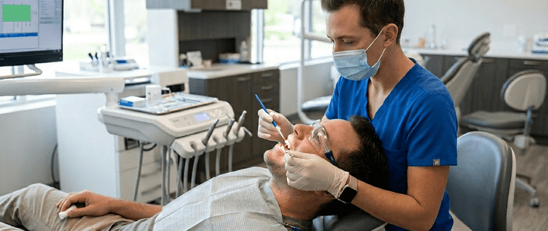 Fluoride Treatment Mississauga | Professional Preventive Dental Care at North Star Dentistry Professional fluoride varnish treatment being applied to a patient at North Star Dentistry in Mississauga – preventive enamel strengthening procedure