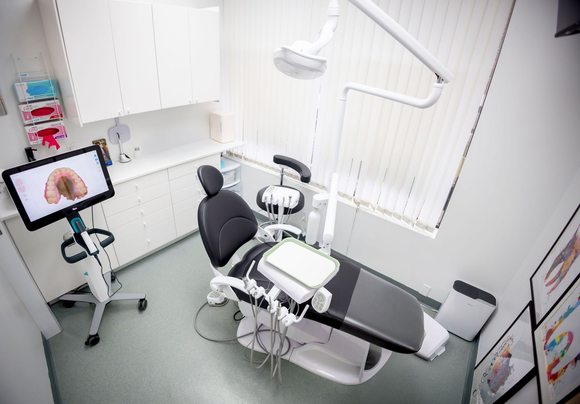 Modern dental suite