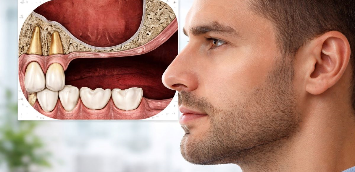 Sinus lift surgery in Mississauga – CBCT-guided bone augmentation procedure at North Star Dentistry preparing the upper jaw for dental implants